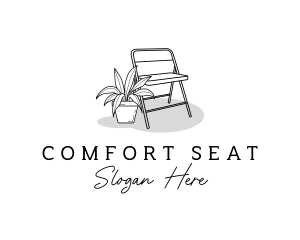 Cozy Chair Lounge logo design