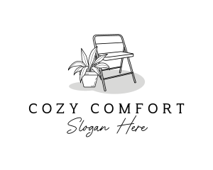 Cozy Chair Lounge logo design