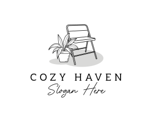 Cozy Chair Lounge logo design