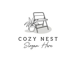 Cozy Chair Lounge logo design