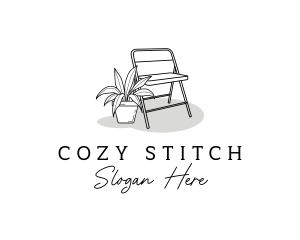 Cozy Chair Lounge logo design