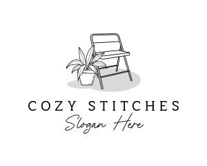 Cozy Chair Lounge logo design