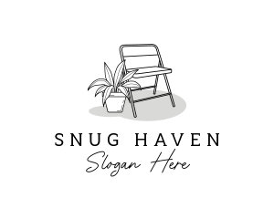 Cozy Chair Lounge logo design