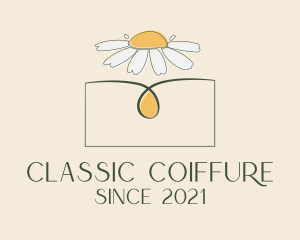 Daisy Flower Oil  logo design