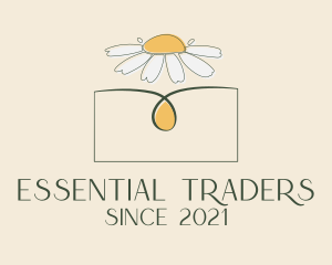 Daisy Flower Oil  logo design