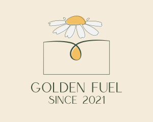 Daisy Flower Oil  logo design