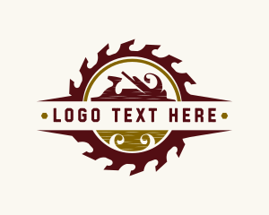 Woodwork Carpentry Tool logo