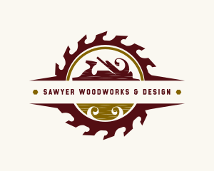 Woodwork Carpentry Tool logo design