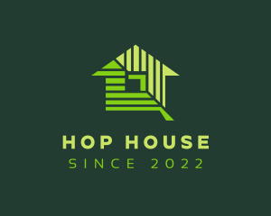 House Leaf Backyard logo design