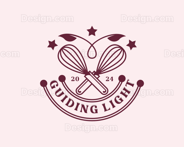 Whisk Confectionery Baker Logo