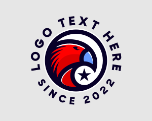 Patriotic Star Eagle logo