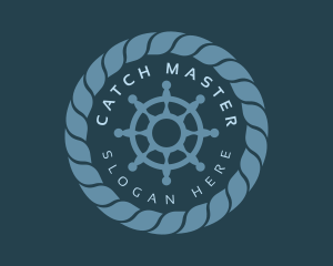 Marine Wheel Rope logo design