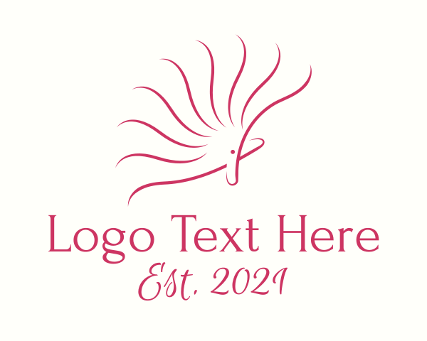 Pink logo example 3