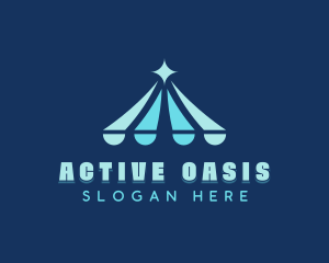 Amusement Park Tent logo design