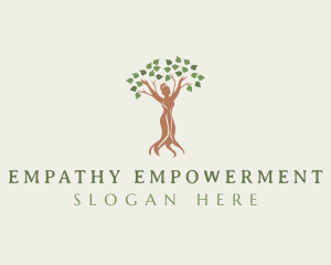 Woman Tree Wellness logo design