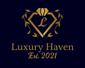 Luxury Diamond Boutique logo design