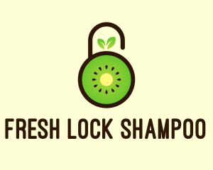 Kiwi Eco Lock  logo design