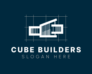 Urban Architect Blueprint logo design