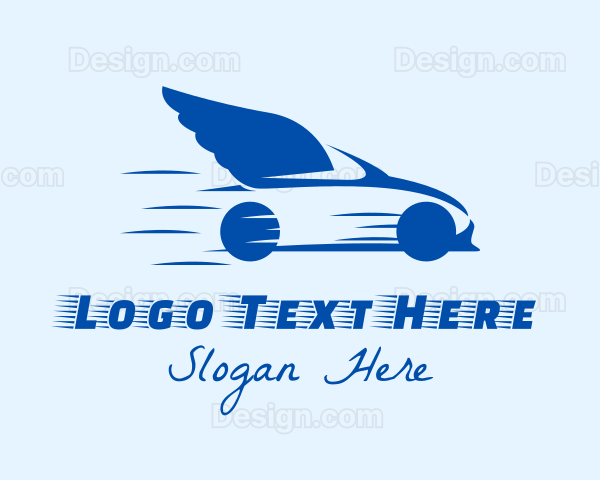 Fast Flying Car Logo