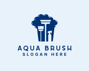 Home Sanitation Cleaning logo design