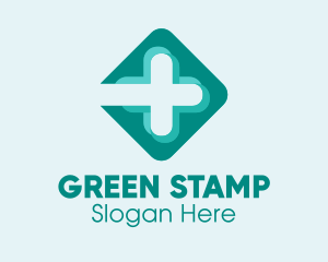 Green Medical Cross  logo design