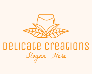 Organic Leaf Kombucha logo design