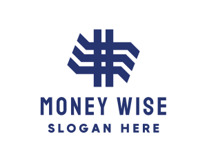 Geometric Finance Currency logo design