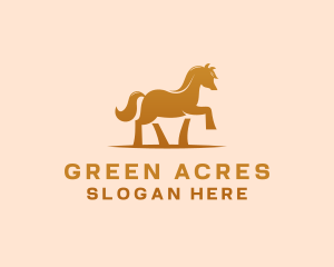 Pony Stallion Ranch logo design