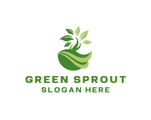Sprout Tree Lawn logo design