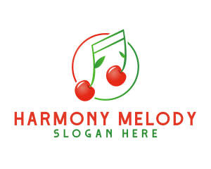 Musical Cherry Fruit logo