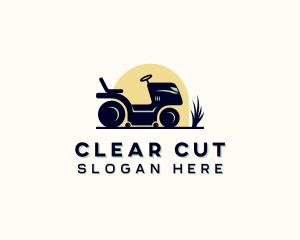 Lawn Mower Gardening logo design