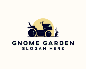 Lawn Mower Gardening logo design