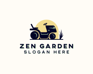 Lawn Mower Gardening logo design