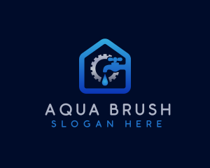 Faucet Plumbing Repair logo design