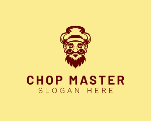 Mustache Hat Man logo design