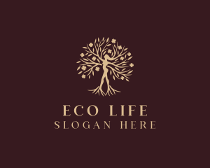 Nature Woman Tree logo design