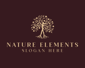 Nature Woman Tree logo design