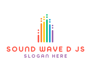 DJ Rainbow Music Audio logo