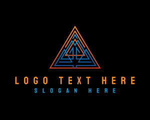 Triangle Tribal Pyramid logo