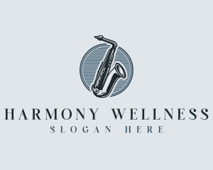 Saxophone Musical Instrument logo