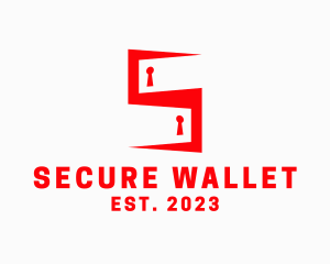 Security Room Letter S logo design