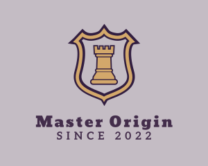 Knight Chess Castle logo design