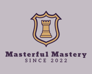 Knight Chess Castle logo design