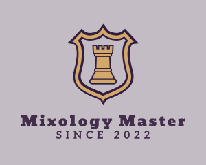 Knight Chess Castle logo design