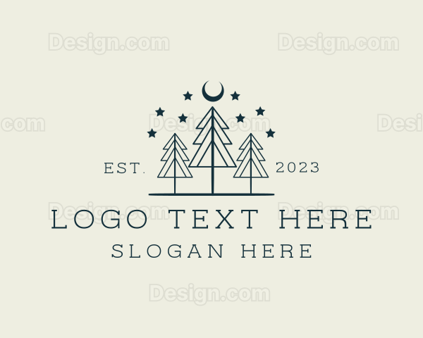 Outdoor Tree Forest Logo