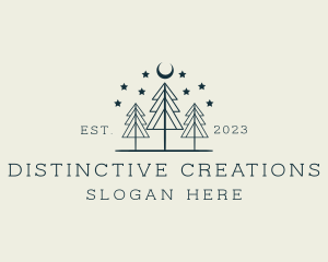 Outdoor Tree Forest logo design