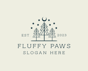 Outdoor Tree Forest logo design