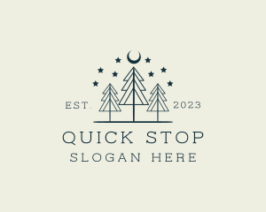 Outdoor Tree Forest logo design