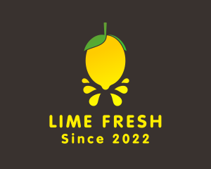 Lemon Juice Extract logo design