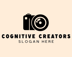 Camera Lens Photography Studio logo design